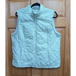 Christopher Banks Women's Vest XL Full Zip Fully Lined Puffer Quilted